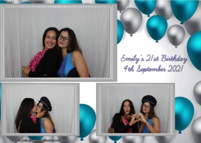 Photobooth hire Southampton Emilys 21st Birthday 10