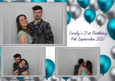 Photobooth hire Southampton Emilys 21st Birthday 100