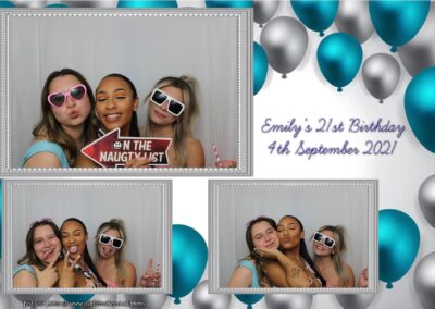 Photobooth hire Southampton Emilys 21st Birthday 101