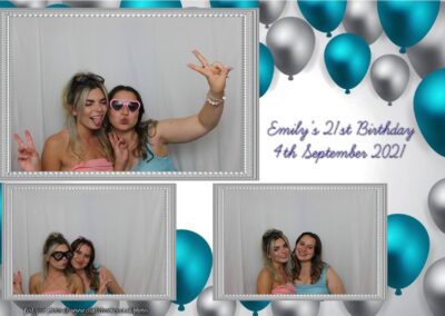 Photobooth hire Southampton Emilys 21st Birthday 102