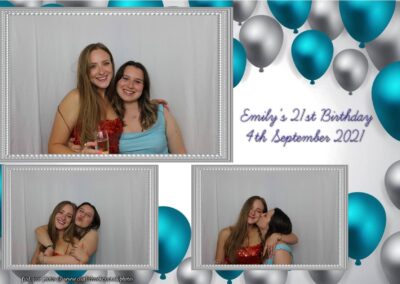 Photobooth hire Southampton Emilys 21st Birthday 103