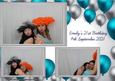 Photobooth hire Southampton Emilys 21st Birthday 107