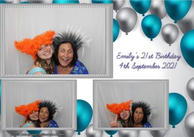 Photobooth hire Southampton Emilys 21st Birthday 109