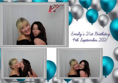 Photobooth hire Southampton Emilys 21st Birthday 11