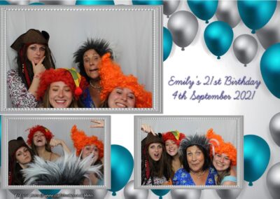 Photobooth hire Southampton Emilys 21st Birthday 110