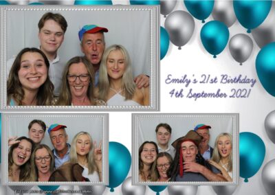 Photobooth hire Southampton Emilys 21st Birthday 115