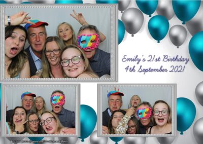 Photobooth hire Southampton Emilys 21st Birthday 116