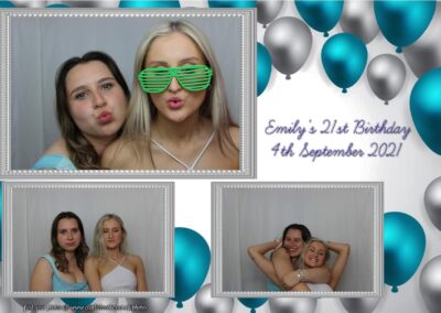 Photobooth hire Southampton Emilys 21st Birthday 118
