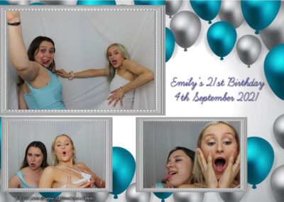 Photobooth hire Southampton Emilys 21st Birthday 119