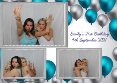 Photobooth hire Southampton Emilys 21st Birthday 120