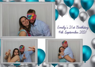 Photobooth hire Southampton Emilys 21st Birthday 124 1