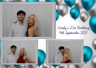 Photobooth hire Southampton Emilys 21st Birthday 129