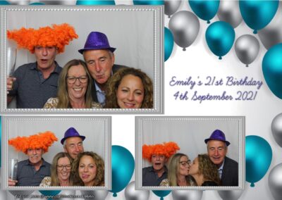Photobooth hire Southampton Emilys 21st Birthday 130