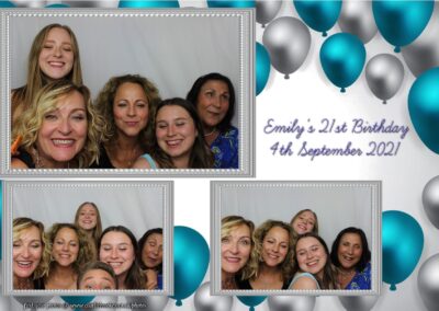 Photobooth hire Southampton Emilys 21st Birthday 134