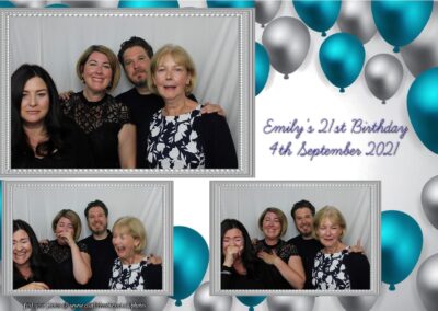Photobooth hire Southampton Emilys 21st Birthday 16