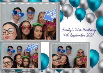 Photobooth hire Southampton Emilys 21st Birthday 22