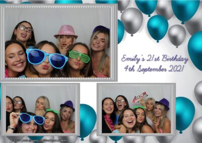 Photobooth hire Southampton Emilys 21st Birthday 26