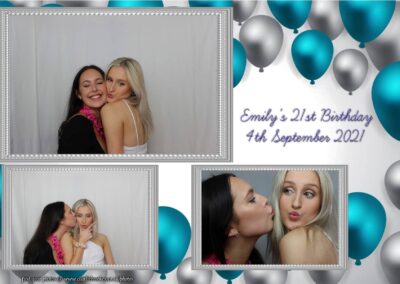 Photobooth hire Southampton Emilys 21st Birthday 27