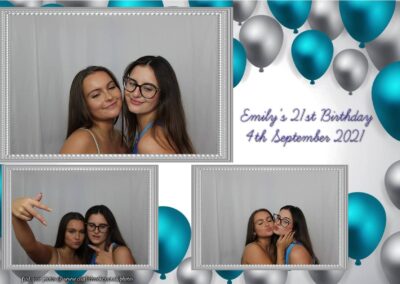 Photobooth hire Southampton Emilys 21st Birthday 28