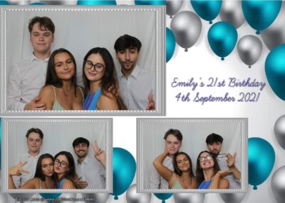 Photobooth hire Southampton Emilys 21st Birthday 29