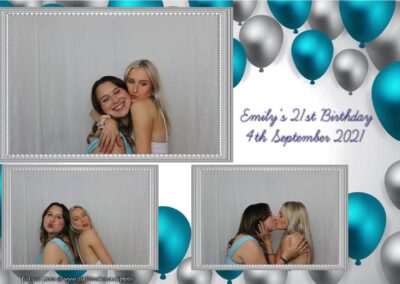 Photobooth hire Southampton Emilys 21st Birthday 3