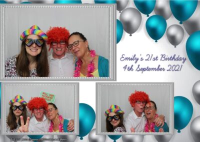 Photobooth hire Southampton Emilys 21st Birthday 35