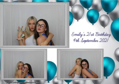 Photobooth hire Southampton Emilys 21st Birthday 4