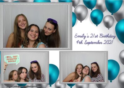 Photobooth hire Southampton Emilys 21st Birthday 41