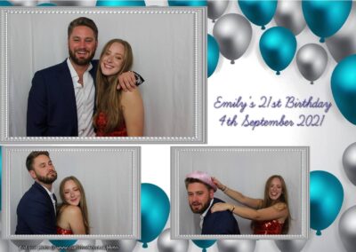 Photobooth hire Southampton Emilys 21st Birthday 43