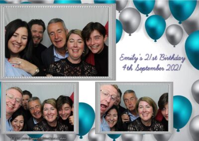 Photobooth hire Southampton Emilys 21st Birthday 46