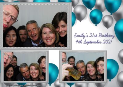 Photobooth hire Southampton Emilys 21st Birthday 47