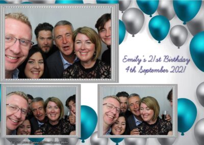 Photobooth hire Southampton Emilys 21st Birthday 48