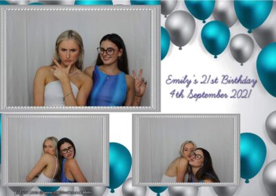 Photobooth hire Southampton Emilys 21st Birthday 5