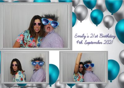 Photobooth hire Southampton Emilys 21st Birthday 52