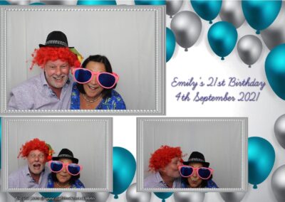 Photobooth hire Southampton Emilys 21st Birthday 53