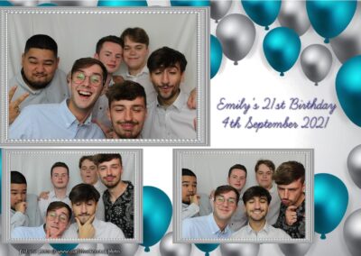 Photobooth hire Southampton Emilys 21st Birthday 54