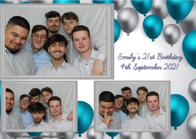 Photobooth hire Southampton Emilys 21st Birthday 55