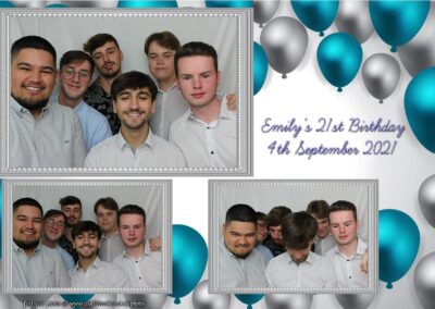 Photobooth hire Southampton Emilys 21st Birthday 56