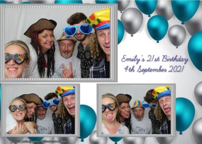 Photobooth hire Southampton Emilys 21st Birthday 57
