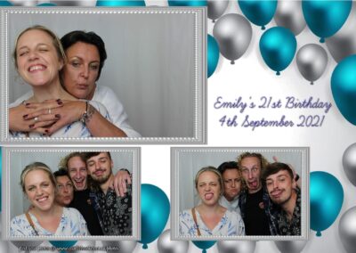 Photobooth hire Southampton Emilys 21st Birthday 58