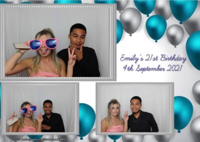 Photobooth hire Southampton Emilys 21st Birthday 63