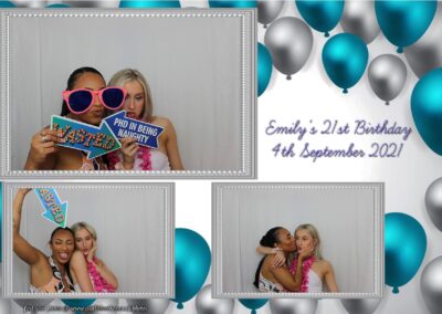 Photobooth hire Southampton Emilys 21st Birthday 69