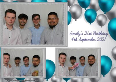 Photobooth hire Southampton Emilys 21st Birthday 7