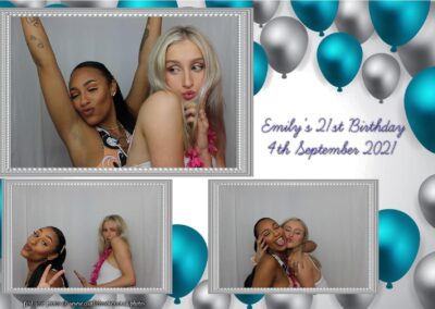 Photobooth hire Southampton Emilys 21st Birthday 70