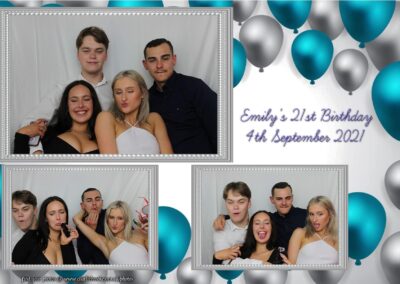 Photobooth hire Southampton Emilys 21st Birthday 72