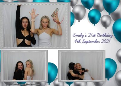 Photobooth hire Southampton Emilys 21st Birthday 75