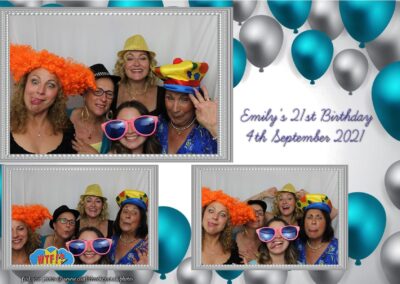 Photobooth hire Southampton Emilys 21st Birthday 79