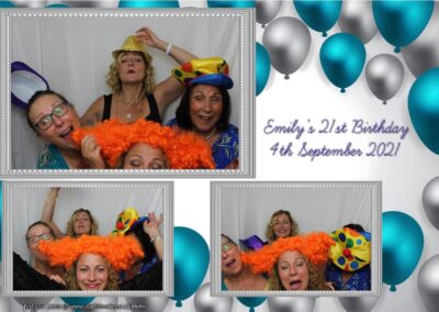 Photobooth hire Southampton Emilys 21st Birthday 81
