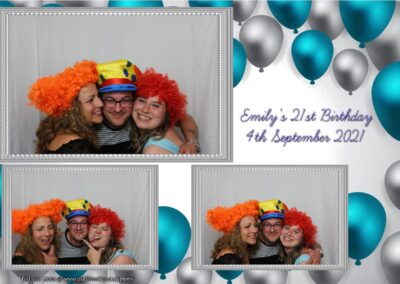 Photobooth hire Southampton Emilys 21st Birthday 82