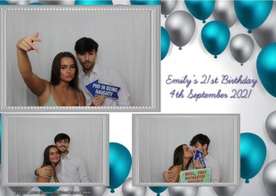 Photobooth hire Southampton Emilys 21st Birthday 83